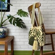 哥倫比亞製 2短揹帶 Wayuu 編織手工包 森米