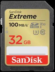 SanDisk 32GB 32G SD SDHC Class10 4K U3 V30 EXTREME 記憶卡 大卡 相機
