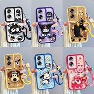 Casing OPPO A79 patung pelekat comel phone casing