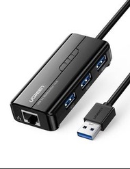 UGREEN 綠聯 USB 3.0 Hub with Gigabit Ethernet (20265)