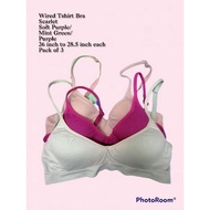 Preloved Scarlet Wired Tshirt Bra (Pack of 3)