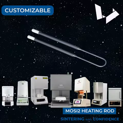Customizable Mosi2 Heating Elements for Dental Oven Zirconia Sintering Furnace Ivoclar S1 S2 Zirkonz