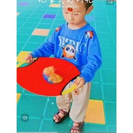 Kindergarten Baby Toys Bouncy Ball Bouncy Ring Big Ball Children Sports Parent-Child Bounce Racket S