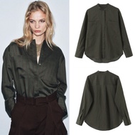 Green Stripe Blouse 80066 (TENC)