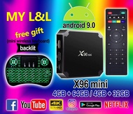 TvBox 4GB 64GB Preinstall 10000 Famous Live Channel and LatestApp Unroot Version Smart Tv Android Box IPTV Mini TvBox Malaysia AndroidBox