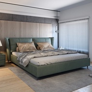 HOMIE LIFE เตียงนอน luxury fabric bed bedroom ฐานเตียง 6 ฟุต 5 ฟุต wedding bed H40