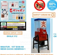 (diskon) 1977 bvm100 1/12 gashapon station gacha machine miniature shf