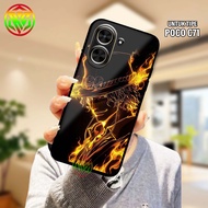 Real Case Xiaomi Poco C71 - Latest Motif Softcase Shiny New Case Glossy casing Hp Xiaomi Poco C71 [O