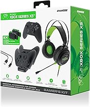 Gamers Kit for Xbox Series XS: Gaming Headset with 50mm Drivers, (2) Rechargeable Batteries, Control