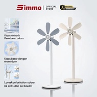 【Polands】SIMMO Floor Fan 2-in-1 Table Fan 6 Blades Strong Wind Small and Quiet Easy to Disassemble a