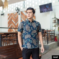 PRIA KATUN KEMEJA Batik Tops Men modern Short Sleeve Cotton batik Shirts Men batik batik Men Fine Cotton batik
