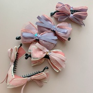 Polka Daisy banana clip ribbonmadness banana clip/