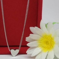Love heart name necklace full 3D tube shape