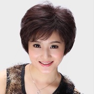 Wig Women Short Hair Full Human Hair Wig Set Wig Women's Short Hair Real Hair Full Human Hair Wig Se