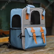 Cat Bag Large Capacity Pet Bag Cat Carrier Portable Backpack Breathable Cat Backpack