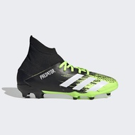 Adidas Predator 20.3 Fg J Big Kids Shoes Football Boots Mid-Tube Black Fluorescent Green EH3024 [S.E