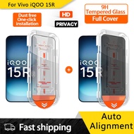 For Vivo IQOO 15R HD Privacy Tempered Glass for Vivo IQOO 15 13 12 X300 Pro Ultra X300S One-Click Ea