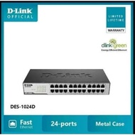 D-Link DES-1024D 24Port 10/100Mbps Metal Switch Hub D-link DES1024D