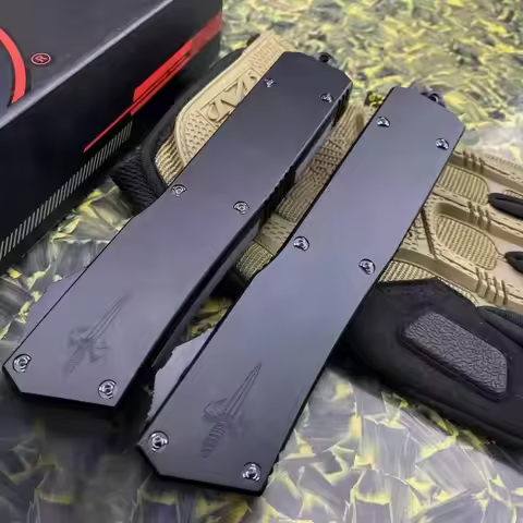 Micro Utility Knife Tech Navy Scarab D2 Blade Pocket Knife CNC Aluminum Outdoor Knife Camping Huntin