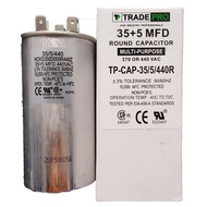 Trade Pro Round Run Capacitor - 35+5 MFD - 440V