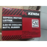 Electric bicycle inner tube 14 x 2.50 (bent valve) - price per 1 piece