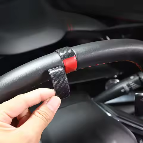 Real Carbon Fiber Steering Wheel Directions Ring Cover For Chevrolet Corvette C8 Stingray Z51 Z06 20