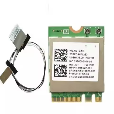 NEW Wireless Network Card 2.4G/5GHz For Realtek RTL8822BE RTL8822 WIFI Bluetooth 4.2 433Mbps For HP 