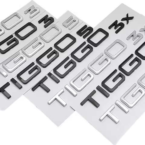 1pcs ABS Car Body Side Rear Trunk Emblem Badge Stickers for CHERY TIGGO 3 4 5 7 8 PRO 3X 5X 8L 2005-