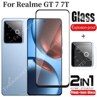 2in1 For Realme GT7 5G Screen Protector Film Transparent Phone Screen Protector For Realme GT 7 7T G