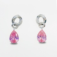 Everest Jewellery - SILVER TEARDROP EARRING JEWELLERY SET WITH SEMI-PRECIOUS STONES