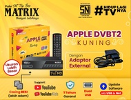 STB MATRIX APPLE KUNING SET TOP BOX  / SET TOP BOX UNTUK TV TABUNG / STB TV BOX DIGITAL MURAH / STB / SET TOP BOX / SET TOP BOX UNTUK TV LED / STB MATRIX HIJAU PAKET KOMPLIT / STB MURAH FULL SET LENGKAP / STB TV BOX DIGITAL PROMO / SET BOX / STB TERMURAH