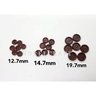 [50PCS]4 HOLE WOOD BUTTON / BUTANG KAYU/BUTTON DIY/WOOD BUTTON / BUTANG BAJU/BUTTON BAJU KAYU