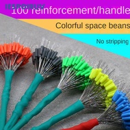 IESPOIRUV 200pcs Rubber Bean, transparent Fishing Supply Fishing Bobber Stopper,  6size Soft Float S