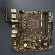 Used MSI B450M Bazooka MAX Wifi motherboard. MSI B450M Bazooka max wifi old