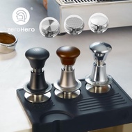 zeroHero Sword Tamper 58.5mm Espresso Tamper-Waffle base,Calibrated Tamper with 30lbs Spring-Loaded