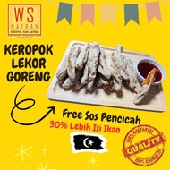 Keropok Lekor Goreng Terengganu Vacuum Pack TANPA TULANG / FREE SOS / Keropok Lekor Terengganu / Ker