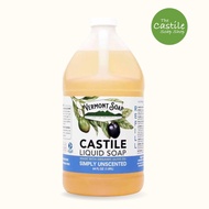 The Castile Soap Shop | Castile Liquid Soap | Simply Unscented | 1.89L | Vegan | For all Skin Types
