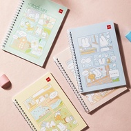XO [COMBO 3/1] (NEW MODEL) Deli notebook with horizontal spring spine A5 120 pages 70gsm LA560 Cute 