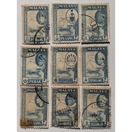 Setem Malaya 20 Cents 9V Used