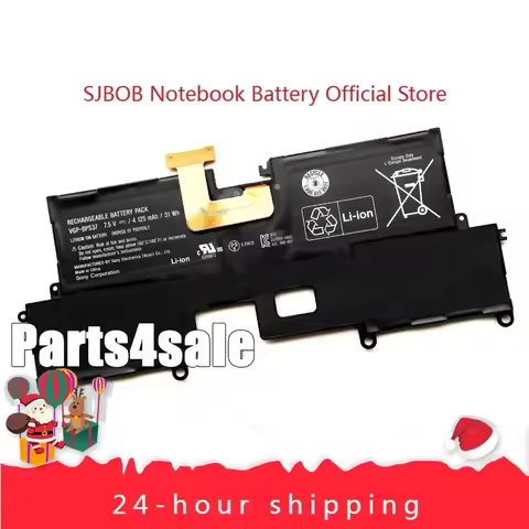 2025 New VGP-BPS37 Battery for Sony VAIO SVP1121 Pro 11 SVP11227SCB Series laptop battery