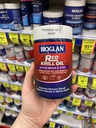 Bioglan Red Krill Oil Active Brain & Eyes 60 แคปซูล คริลออย สมองและสายตา 60 แคปซูล นำเข้าจากออสเตรเล