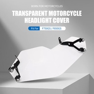 Fit For BMW F750GS F850GS 2018-2021 Acrylic Clear Front Lighting Protector CoverTransparent Headligh