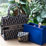 【香港製造|韓國絨布】內袋 Bag Organizer - Dior Book (M)