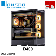 JONSBO D400 ATX CASE - (BLACK) Pc Cases