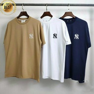 Original Korean Embroidered Mlb Ny T-shirt