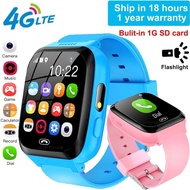 4G Game Smart Watch Kids Phone Call Music Play Flashlight 6 Games With 1GB SD Card Smartwatch Clock For Boys Girls Gifts