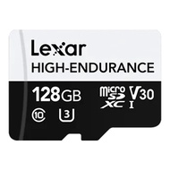 128 GB MICRO SD CARD (ไมโครเอสดีการ์ด) LEXAR HIGH-ENDURANCE (LMSHGED128G) ;