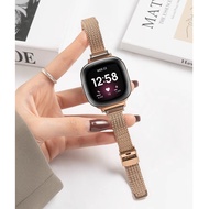 Stainless Steel Slim Wheat Watch Strap For Fitbit Versa 4 Strap fitbit sense 2 / Fitbit Versa 3 Stra