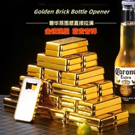 New Magnetic Gold Bar Opener Simulation Gold Bar Gold Brick Beer Opener Decorative Gold Bar Silver B