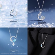 Friendship Star Moon Necklace